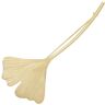 Brosche JOBO "Ginko" Broschen gelb (gelbgold 375) Damen Broschen 375 Gold