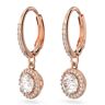 Paar Ohrhänger SWAROVSKI "Stella Ohrhänger, Stern, Rhodiniert, 5636270, 5638769" Ohrringe Gr. Metall, rosegold (roségoldfarben, kristallweiß, kristallweiß) Damen Ohrhänger mit Swarovski Kristall