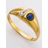 Fingerring LADY Fingerringe Gr. 19, Metall-Metall, blau Damen Fingerringe