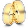 Juwelier-Schmuck Trauringe Magdeburg 585er Gelb-/Weißgold - 1515