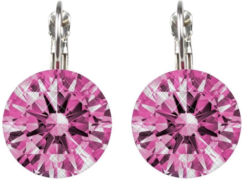 COLLEZIONE ALESSANDRO Paar Ohrhänger »mit Swarovski® Steinen«, rosa