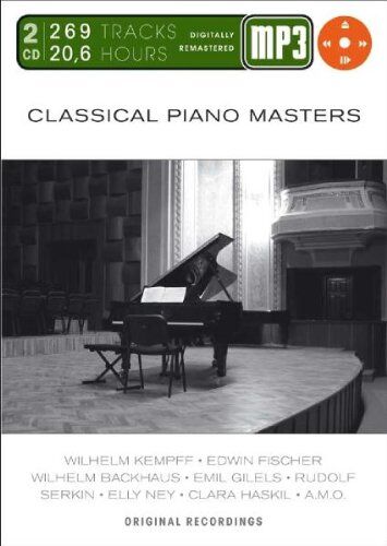 Kempff - Classical Piano Masters-Mp 3 - Preis vom 15.03.2021 05:46:16 h