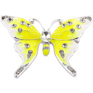 Novoka Krystal Rhinestone sommerfuglebroche
