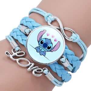 Anime figurleksak Lilo & Stitch Armbånd Kawaii print Söt Handled Barn Julfest Gift One Piece 20001901-25mm