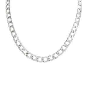 Megabilligt Sølvkæde halskæde halskæde kæde link sølv 9mm sølv