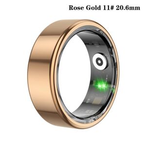 Smart Ring Fitness Health Tracker Titanium Legering Finger Ring F- Perfet Gold 20.6mm