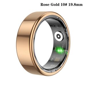 HEET Smart Ring Fitness Health Tracker Titanium Legering Fingerring Gold 19.8mm