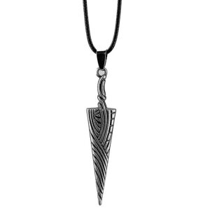 Anime Hollow Knight Bone Nail Pendant halskæde