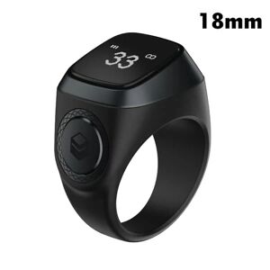 Smart Tasbih Tally Counter Ring til muslimer Zikr Digital Tasbeeh 5 Bønnetidspåmindelse Bluetooth