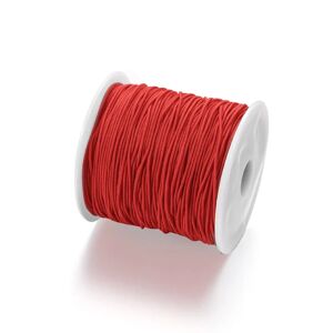 OCEAN 1 mm * 50 meter kerne elastisk tråd (rød), armbånd, halskæde, smykke