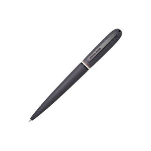 Boss Brushed ballpoint pen with signature-stripe ring