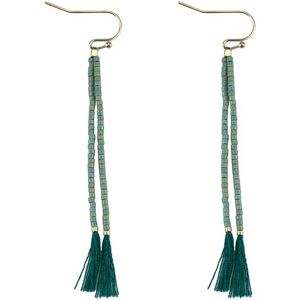 Everneed Nille Tassel øreringe Dusty Jade (U)