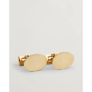 Skultuna Cuff Links Black Tie Collection Oval Gold men One size Guld