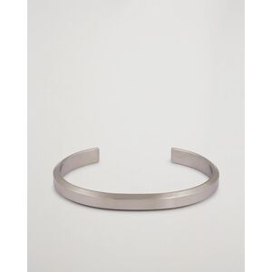 Skultuna Icon Cuff Matte Steel men M Sølv