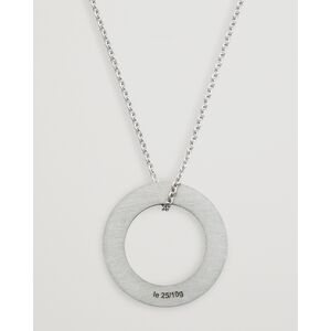 LE GRAMME Circle Necklace Le 2.5  Sterling Silver men One size Sølv