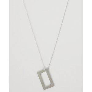 LE GRAMME Rectangular Necklace Le 3.4 Sterling Silver men One size Sølv