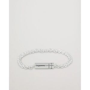 LE GRAMME Chain Cable Bracelet Sterling Silver 11g men L/19CM Sølv