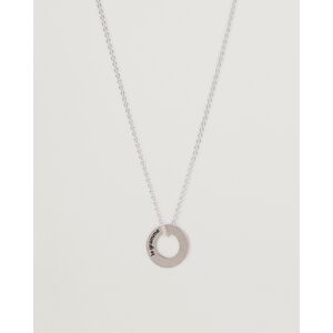 LE GRAMME Circle Necklace Le 1.1 Sterling Silver men One size Sølv