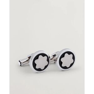 Montblanc Cufflinks Steel Snowcap Onyx men One size Sølv