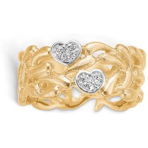 Blossom Pure Heart 9 Karat Guld Ring fra  Copenhagen