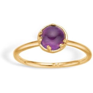 Blossom Copenhagen Conjure Ring i 14 Karat Guld med Ametyst