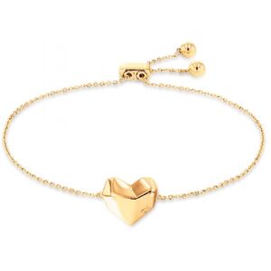 Faceted Heart Adjustable Bracelet Rustfri Stål Armbånd fra Calvin Klein