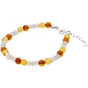 Pernille Corydon Amber Glow Bracelet Armbånd i Sterling Sølv med Sten