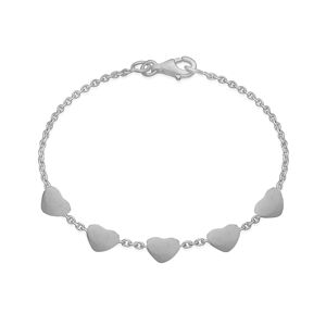 Frk Lisberg 5 Love Heart Sterling Sølv Armbånd 6550-925-5