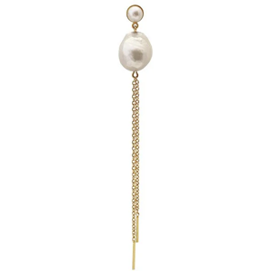 Heiring Pearl Earring No. 7 Forgyldt Sølv Ørering fra  med Ferskvandsperle