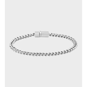 Tom Wood Rounded Curb Bracelet Thin Silver M