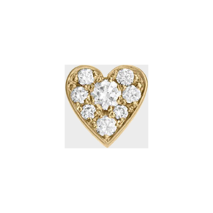 Sophie Bille Brahe Petit Coeur Earring Gold ONESIZE