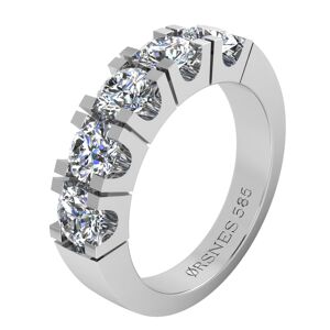 Henrik Ørsnes Design Smykkekæden 14 Karat Hvidguld Ring med Diamanter 2,00 Carat TW/SI