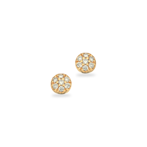 Scrouples Øreringe i 14 Karat Guld med Diamanter 0,07 Carat W/SI