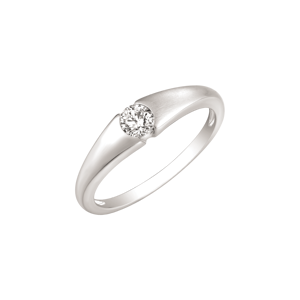 Rhodineret Sølv Ring fra Støvring Design 12237058