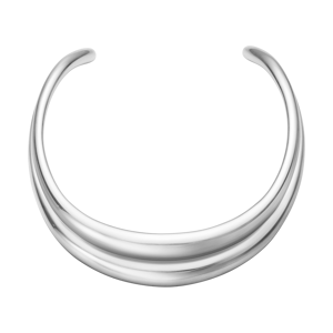 Curve Medium Sterling Sølv Halsring fra Georg Jensen
