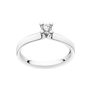 Magic Solitaire 18 Karat Hvidguld Ring fra Georg Jensen med Diamant 0,20 Carat TW/VS