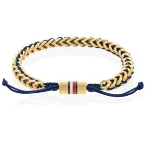 Tommy Hilfiger Braided Metal Herrearmbånd i Guld Double