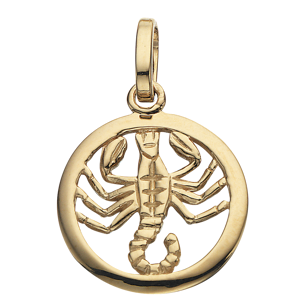 Stjernetegn Skorpion 8 Karat Guld Vedhæng fra Scrouples