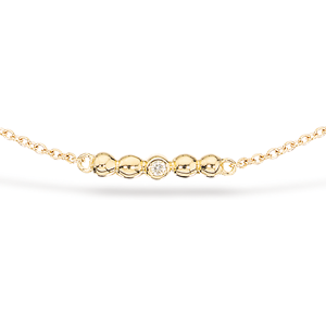 SCROUPLES COLLIER I 8KT GULD MED BRILLANT 32943,42