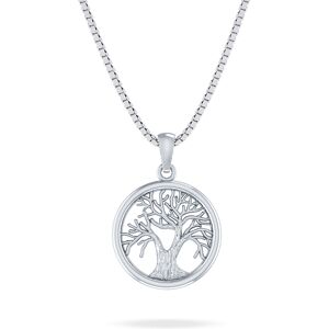 Tree Of Life Sterling Sølv Halskæde fra Smykkekæden