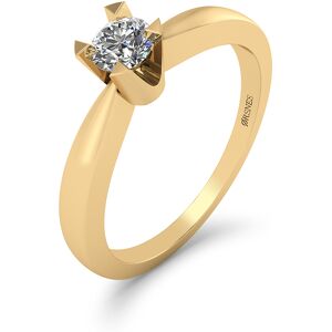 Henrik Ørsnes Design Smykkekæden 14 Karat Guld Ring med Diamant 0,15 Carat W/SI