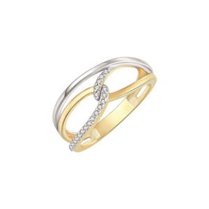Støvring Design 8 Karat Guld Ring med Brillanter 0,13 Carat W/SI
