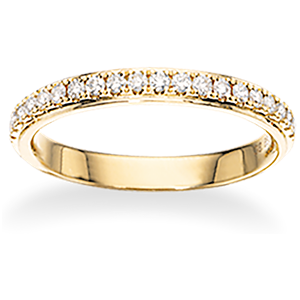 Scrouples Dazzling 14 Karat Guld Ring med Diamanter 0,27 Carat W/SI