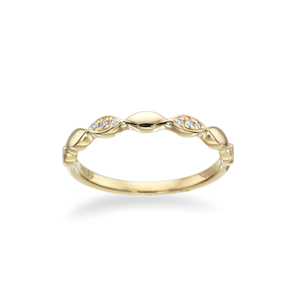 Scrouples Ring i 14 Karat Guld med Diamanter 0,06 Carat W/SI