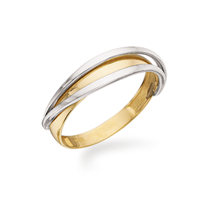 8 Karat Guld Ring fra Scrouples med Hvidguld 712814