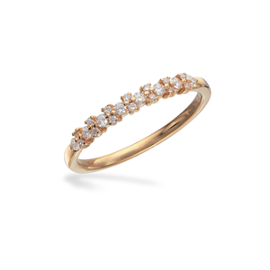 Alliance 14 Karat Guld Ring fra Scrouples med Diamanter 0,20 Carat W/SI