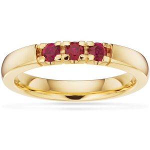 Scrouples Grace Ring i 14 Karat Guld med Rubin 7215,3R