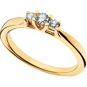 Zoya Ring 0,18 ct. i 14 Karat Guld fra Scrouples 7525,18