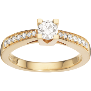 Kleopatra Queen Ring 0,43 ct. i 14 Karat Guld fra Scrouples