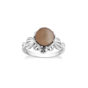 Rabinovich Crown Imperial Sterling Sølv Ring med Peach Månesten